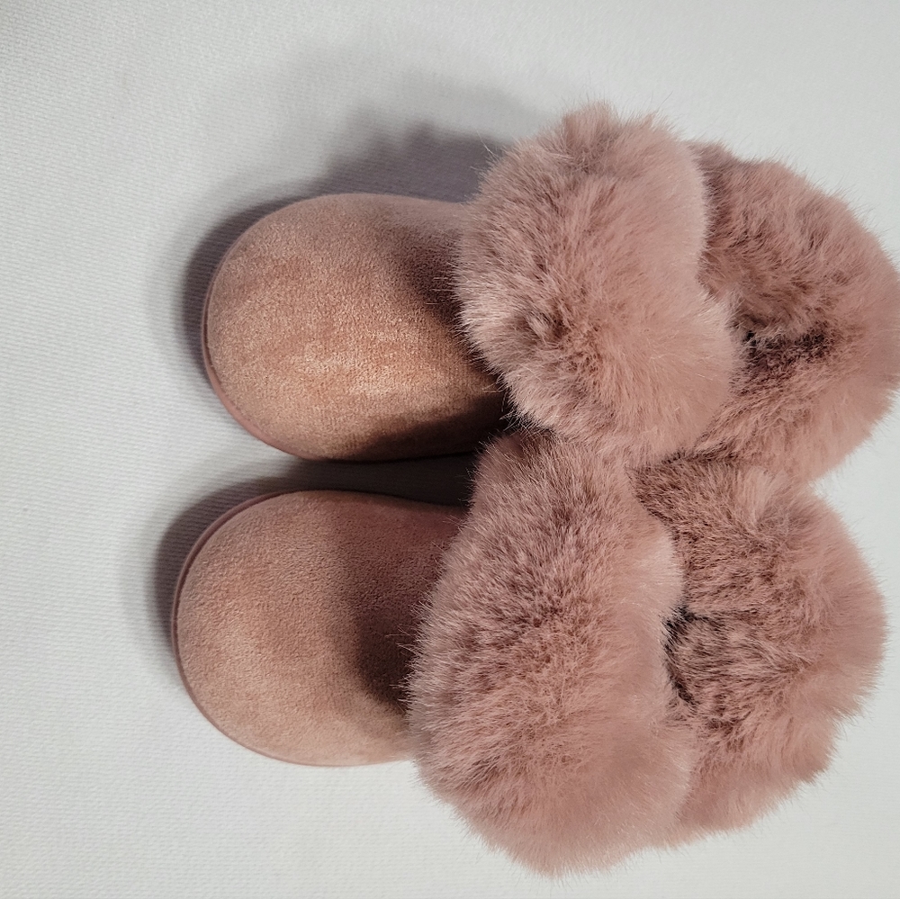 Toddler girl Keesky size 5 pink suede boots